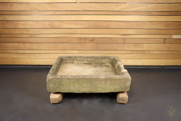 Original Gritstone Hand Carved 18th Century Sink