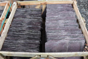 16"x12" Reclaimed Welsh Blue Slate - WM11215