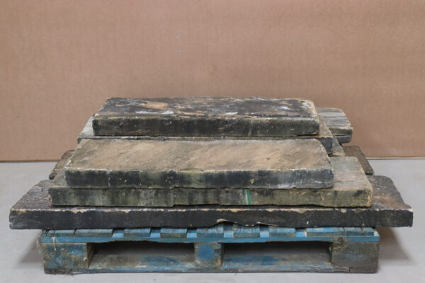 33ft 12"x3" Reclaimed Flat Sandstone Coping Stones - WM11286