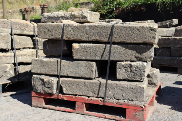 Reclaimed 6"x12" Gritstone Kerbs / Kerb Stones / Edging - WM11379 - Image 2
