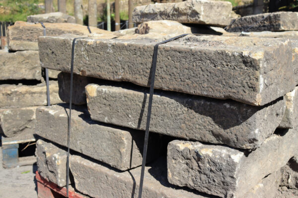 Reclaimed 6"x12" Gritstone Kerbs / Kerb Stones / Edging - WM11379