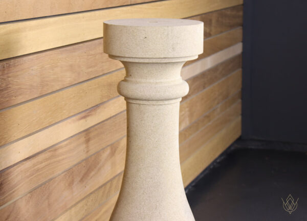 Hand Carved Sandstone Balustrade - Image 8