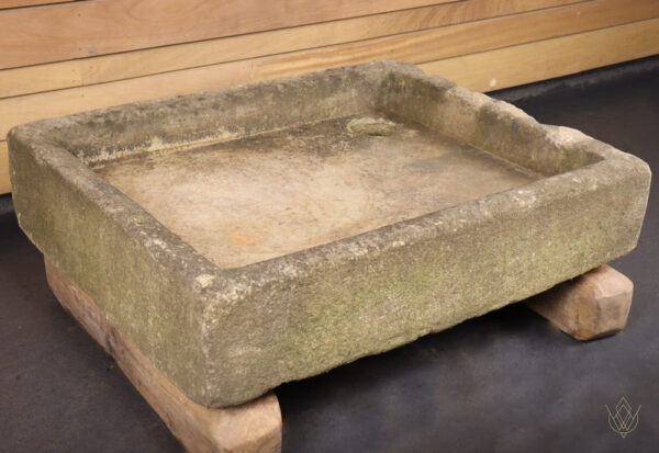 Original Gritstone Hand Carved 18th Century Sink - Image 7
