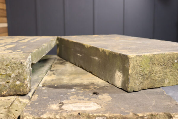 27.5ft Ornate Victorian Flat Sandstone Coping Stones - Image 7