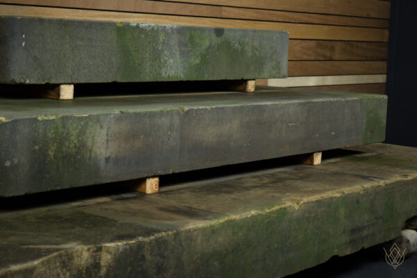 Set of 3 Manor House Sandstone Carved Stone Entranceway Steps - Image 8