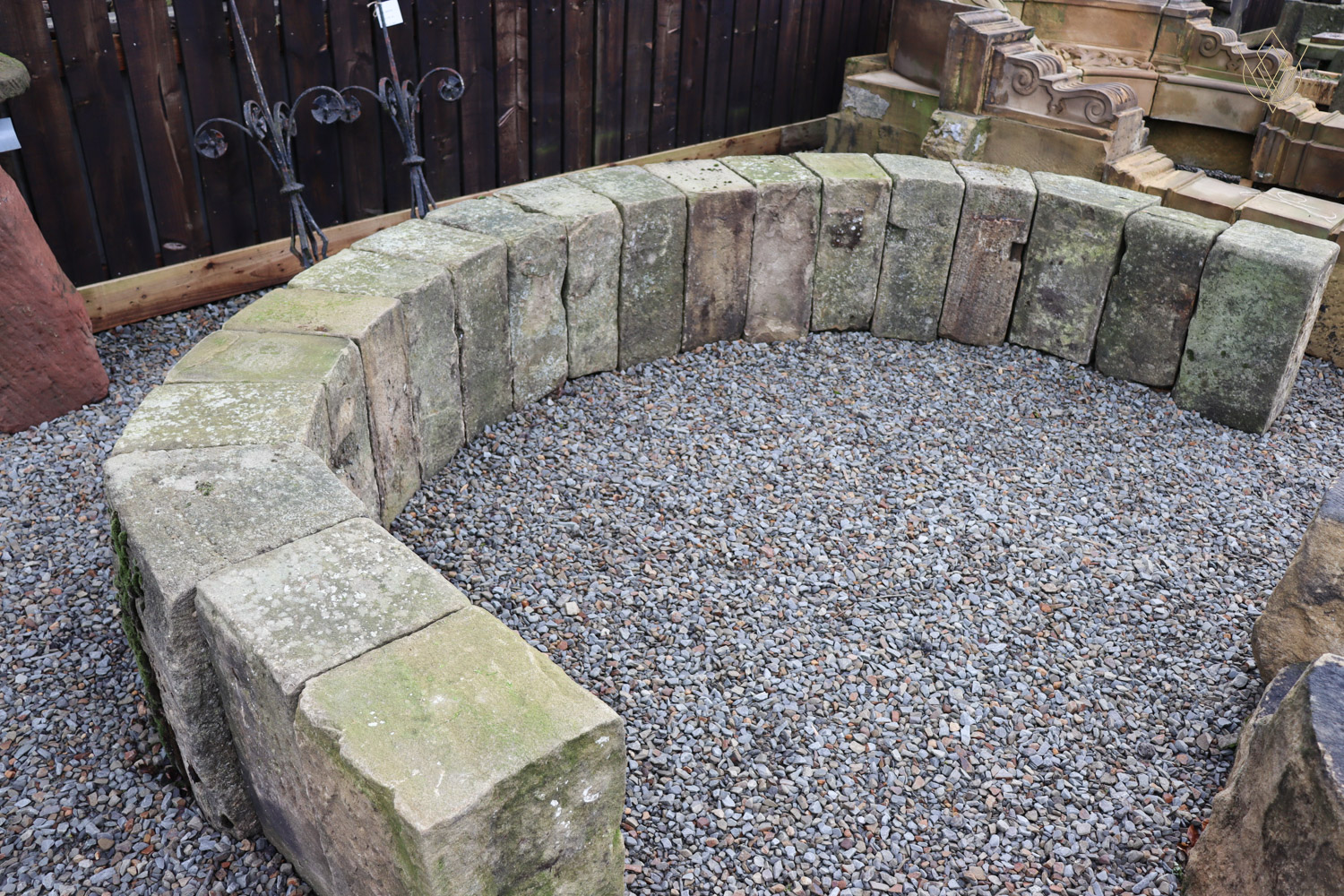 Large 19 Piece York Stone Arch Dated 1860 - WM11467