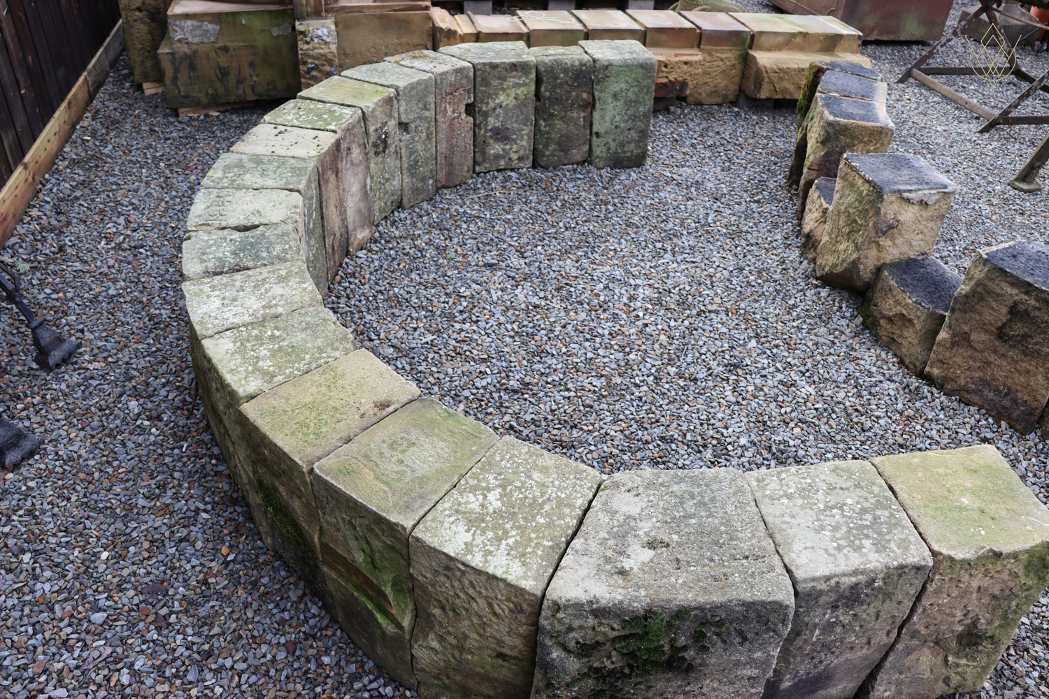 Large 19 Piece York Stone Arch Dated 1860 - WM11467 - Image 4