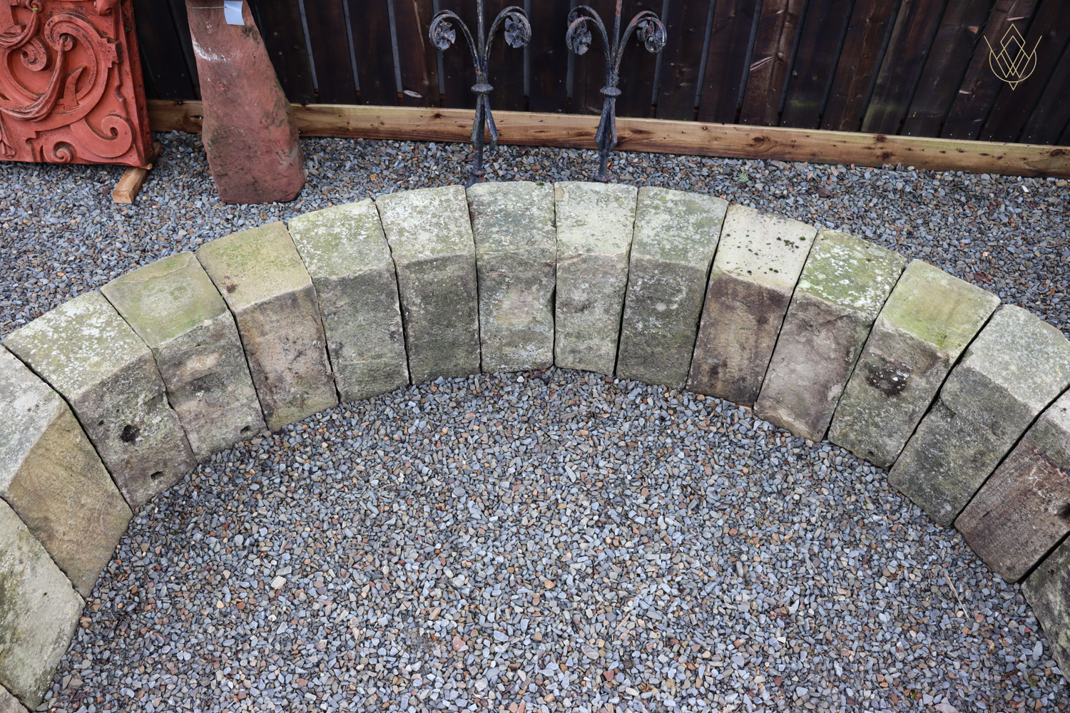 Large 19 Piece York Stone Arch Dated 1860 - WM11467 - Image 3