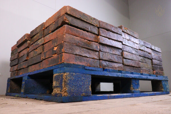 128 - 9.25" x 9.25" Reclaimed Red Terracotta Victorian Quarry Tiles - WM11923 - Image 4
