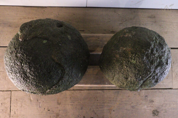Pair of 18th Century Gritstone Balls - WM11925 - Image 2