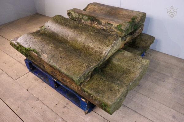 16.6ft - Large 19th Century Reclaimed Stone Channel - WM11928 - Image 5