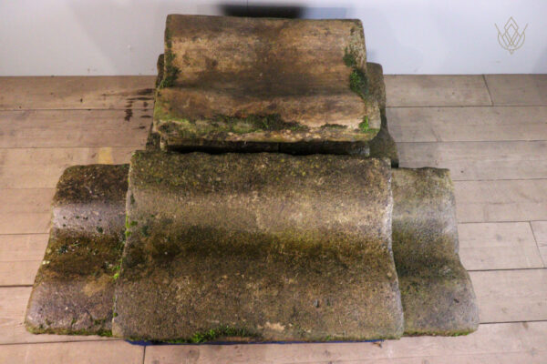16.6ft - Large 19th Century Reclaimed Stone Channel - WM11928 - Image 3