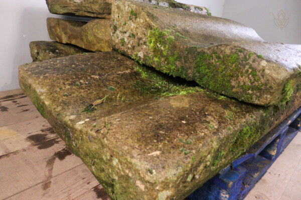 16.6ft - Large 19th Century Reclaimed Stone Channel - WM11928 - Image 2