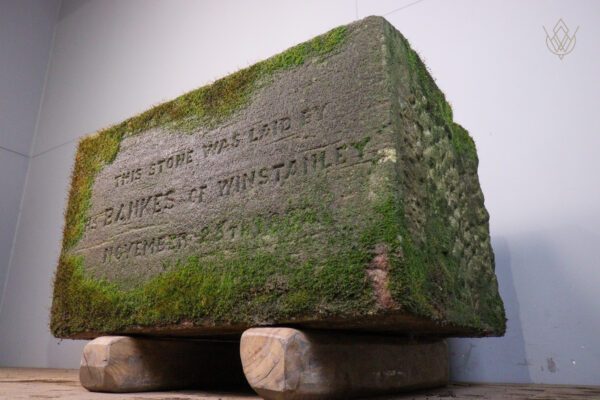 Reclaimed Date Stone '1882' Winstanley - WM11930
