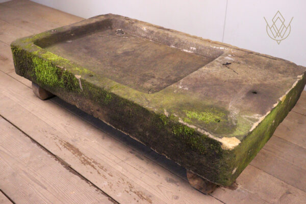 Large 19th Century Stone Sink with Lead Drain Hole - WM11972 - Image 5