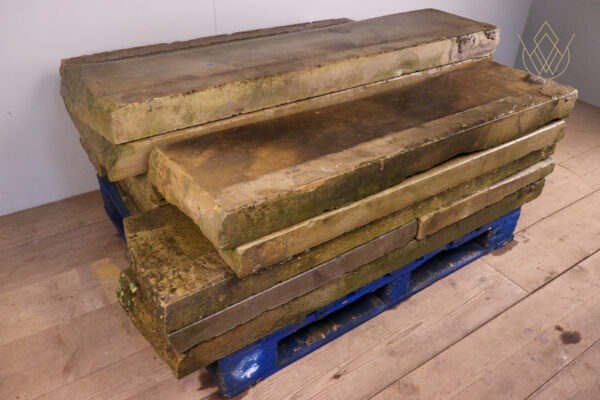 66ft - 13" Reclaimed Flat Coping Stones - WM11983
