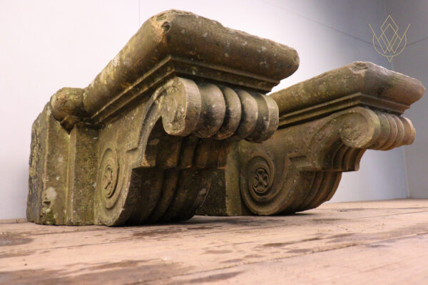 Large Pair of Ornate Victorian Sandstone Corbels - WM11984