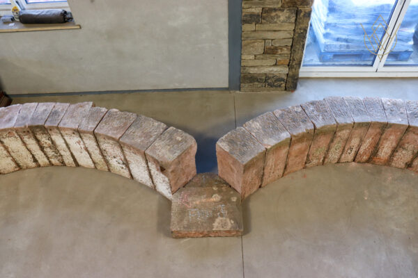 Large 19th Century Red Sandstone Carved Stone Double Archway - WM11989 - Image 14