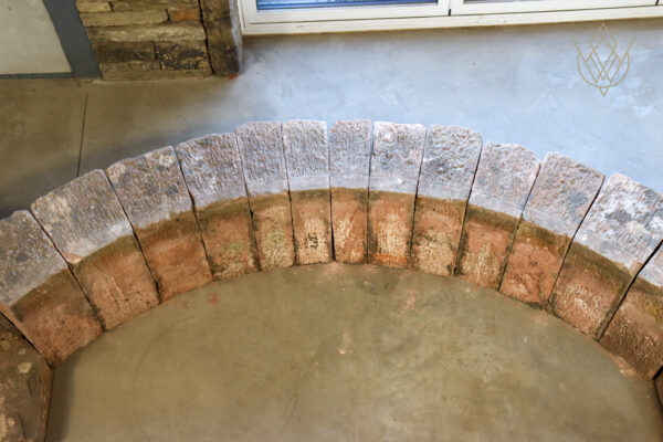 Large 19th Century Red Sandstone Carved Stone Double Archway - WM11989 - Image 12