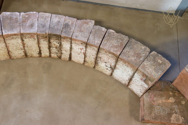 Large 19th Century Red Sandstone Carved Stone Double Archway - WM11989 - Image 8