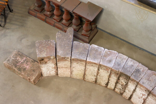 Large 19th Century Red Sandstone Carved Stone Double Archway - WM11989 - Image 7
