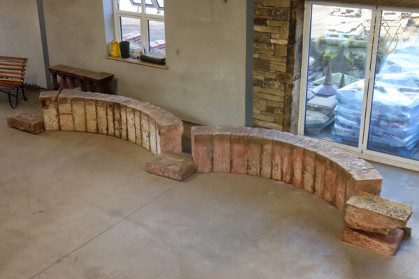 Large 19th Century Red Sandstone Carved Stone Double Archway - WM11989 - Image 5