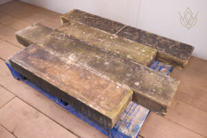 15ft - 10"x4.5" Reclaimed Flat Sandstone Coping Stones - WM12051