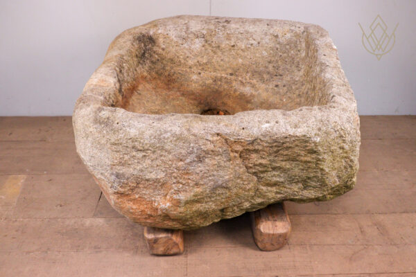 Reclaimed Granite Trough/Planter - WM12060 - Image 6