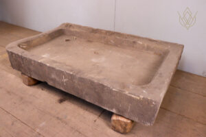 19th Century Sandstone Sink with Drainer - WM12062