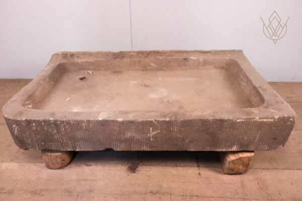 19th Century Sandstone Sink with Drainer - WM12062 - Image 5