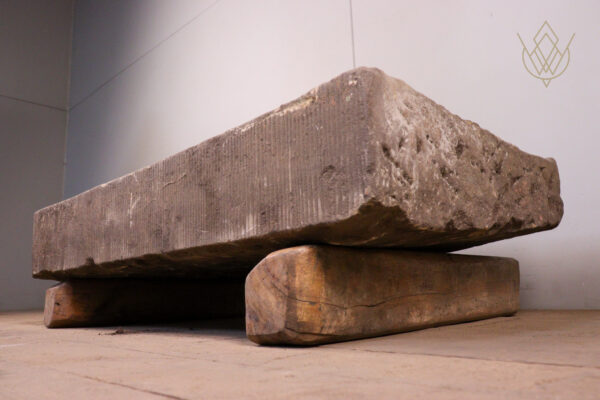 19th Century Sandstone Sink with Drainer - WM12062 - Image 4