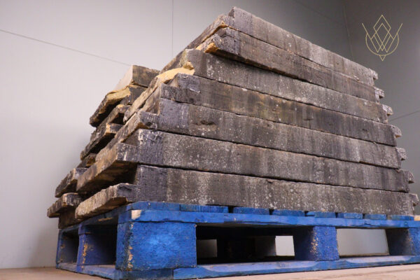 47ft - 18" x 3.5" Flat Reclaimed Coping Stones - WM12063 - Image 5