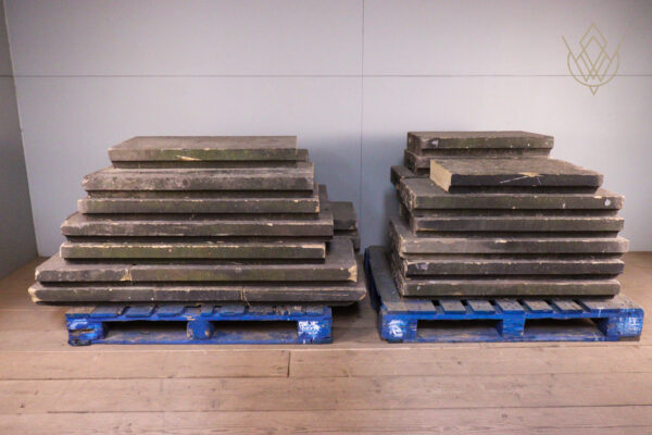 89ft - 16" x 3.5" 19th Century Sandstone Coping Stones - WM12064 - Image 6