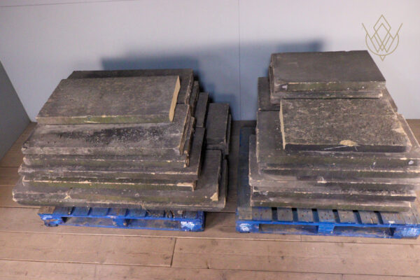 89ft - 16" x 3.5" 19th Century Sandstone Coping Stones - WM12064 - Image 4