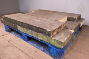 22ft - 14" x 3" 19th Century Flat Reclaimed Coping Stones - WM12065