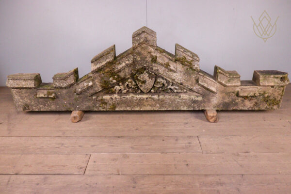 19th Century Castlelated Stone Coat of Arms Header - WM12070 - Image 8