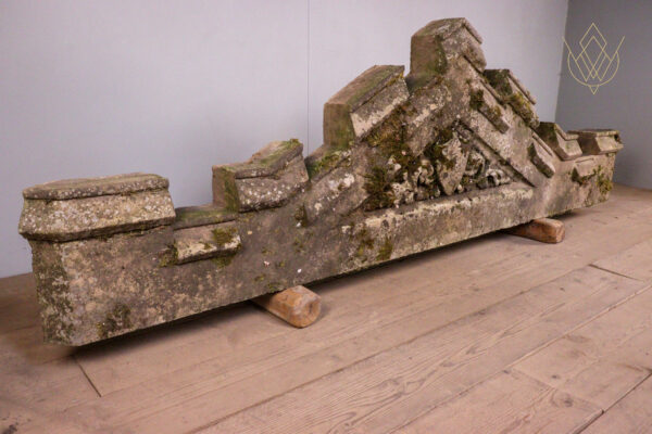 19th Century Castlelated Stone Coat of Arms Header - WM12070 - Image 7