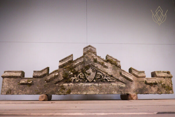 19th Century Castlelated Stone Coat of Arms Header - WM12070 - Image 5