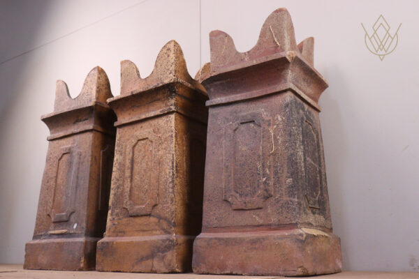 Set of 3 Victorian Bishop Chimney Pots - WM12075 - Image 6