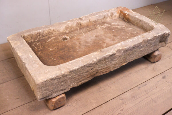 19th Century Sandstone Carved Stone Sink - WM12078