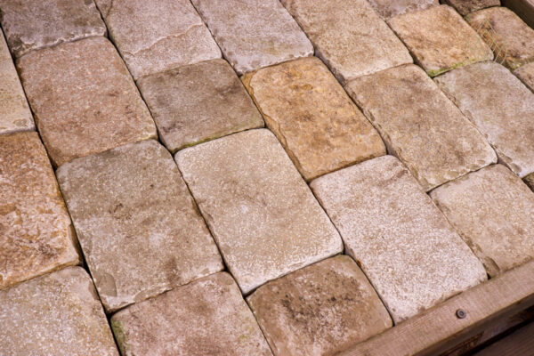 10.3m2 - Limestone Tumbled Cobble Pavers - WM12080 - Image 3