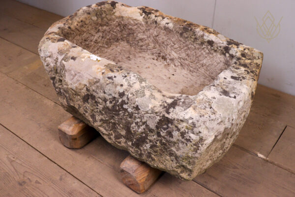 18th Century Limestone Carved Stone Water Trough/Planter - WM12081