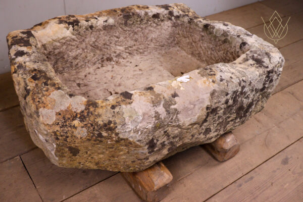 18th Century Limestone Carved Stone Water Trough/Planter - WM12081 - Image 6