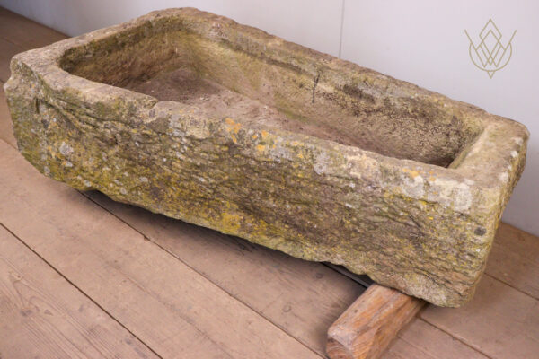 19th Century Sandstone Carved Stone Corner Trough/Planter - WM12082