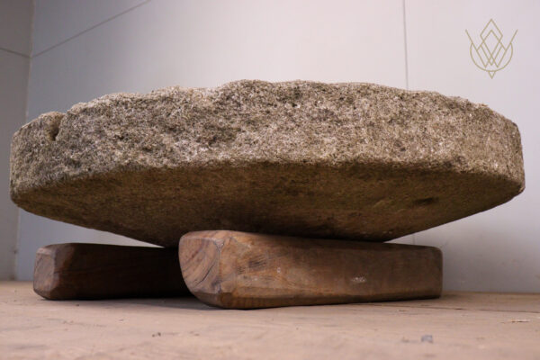 3ft Diameter 19th Century Gritstone Millstone Wheel - WM12086 - Image 4