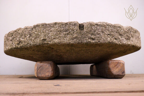 3ft Diameter 19th Century Gritstone Millstone Wheel - WM12086 - Image 3