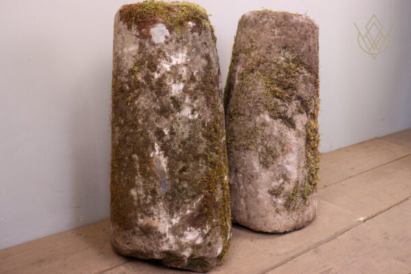 Pair of 18th Century Sandstone Saddle Stones - WM12088