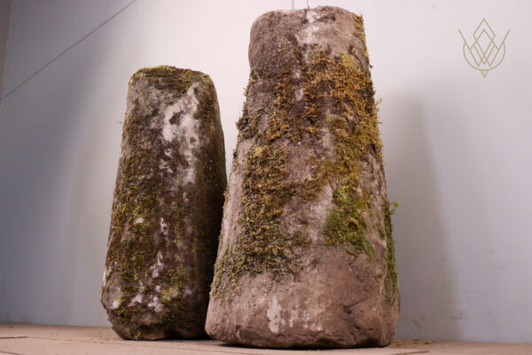 Pair of 18th Century Sandstone Saddle Stones - WM12088 - Image 3