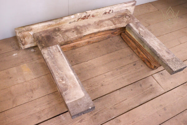 Victorian Sandstone 4 Piece Stone Fire Place Surround - WM12093