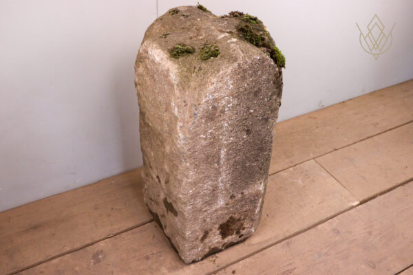 19th Century Gritstone Carved Stone Plinth/Bollard/Kick Stone - WM12094